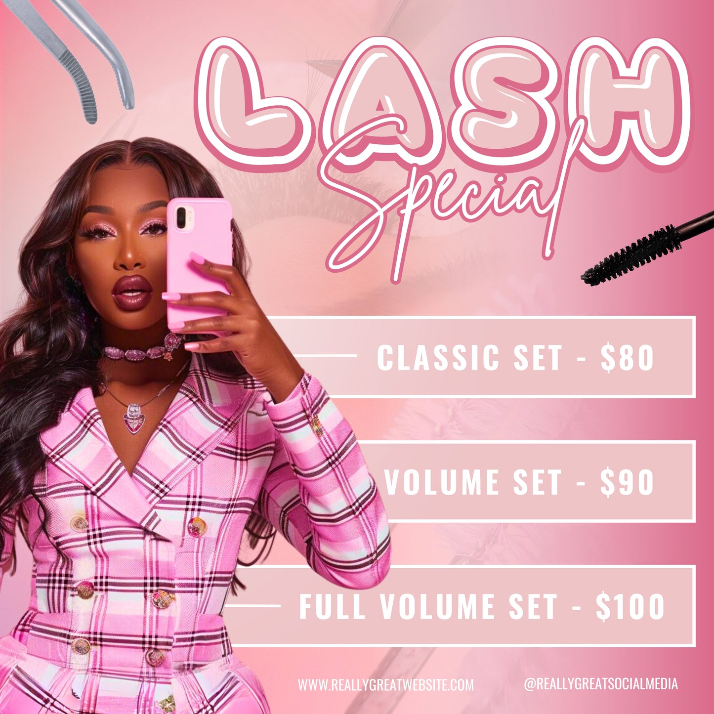 DIY Lash Tech Special Deals Flyer