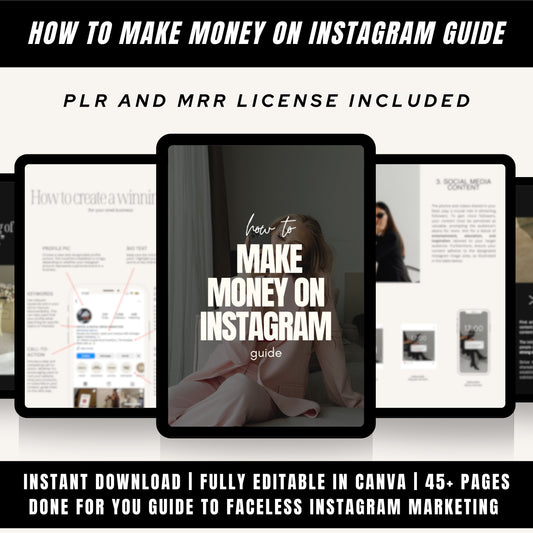 How To Make Money On Instagram Guide