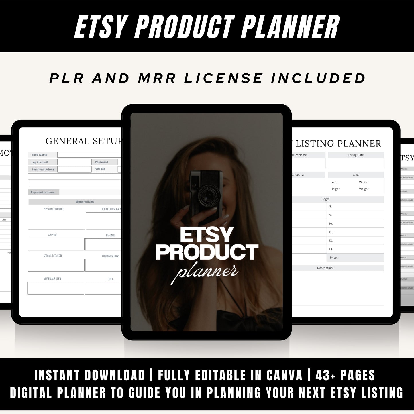 Etsy Product Planner