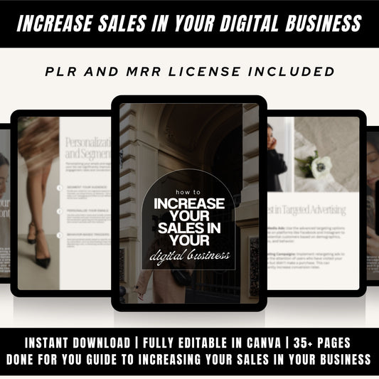 How To Increase Your Sales In Your Digital Business Ebook