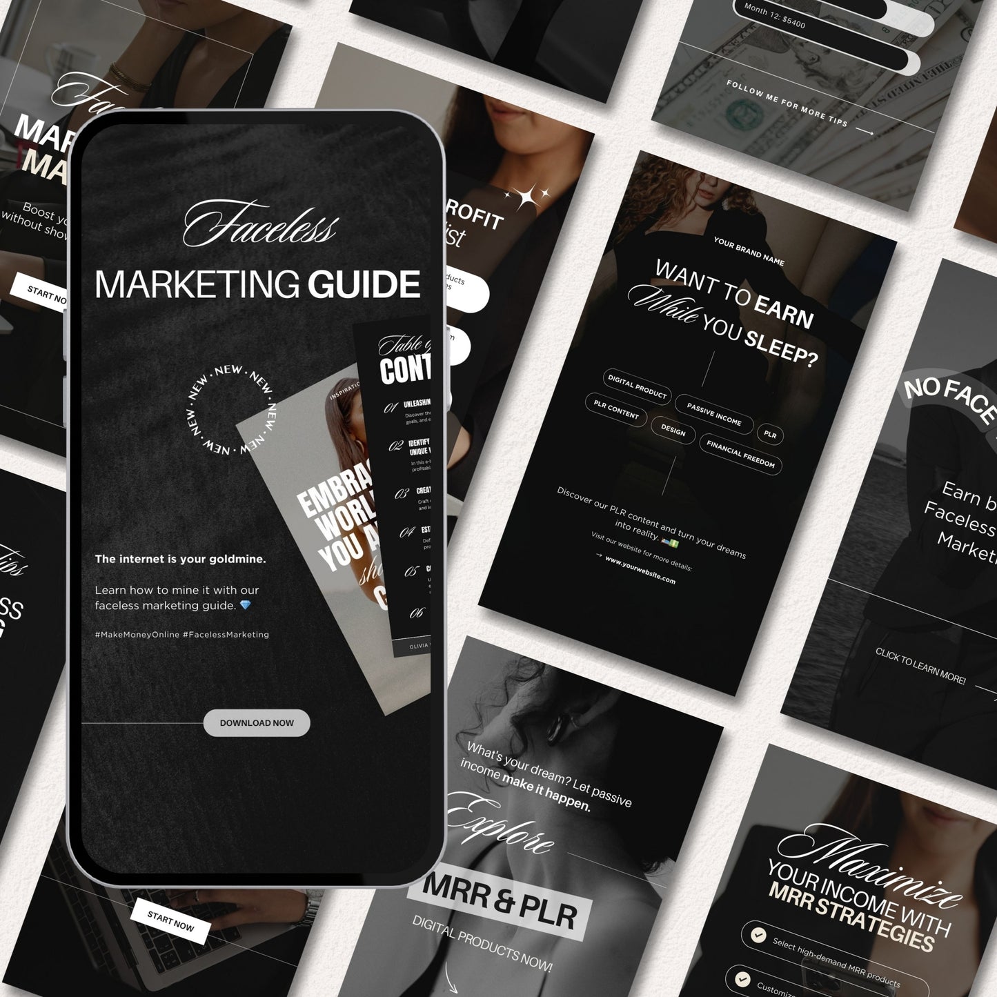 300 Faceless Social Media Bundle