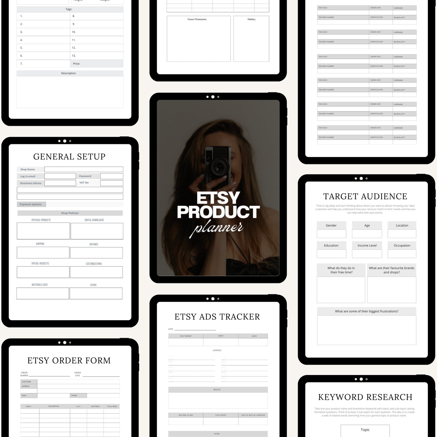 Etsy Product Planner