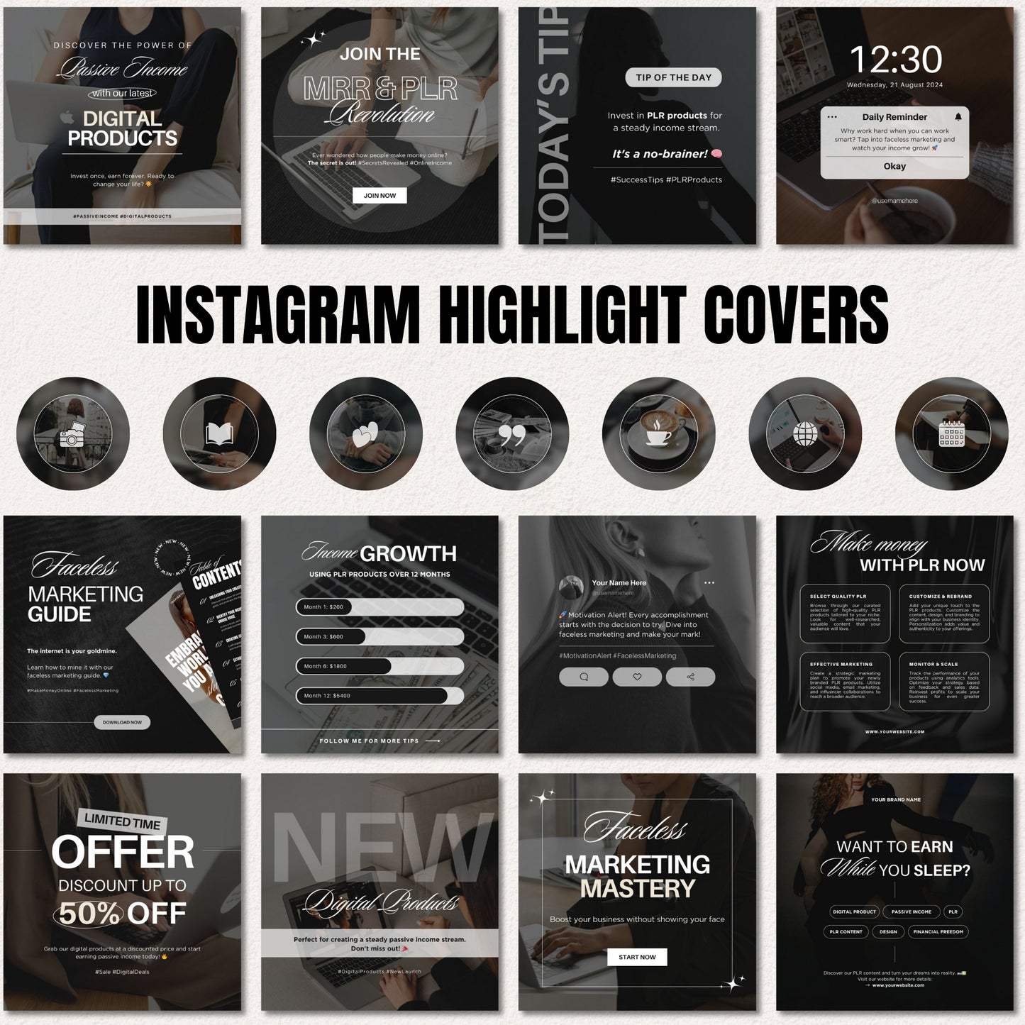 300 Faceless Social Media Bundle