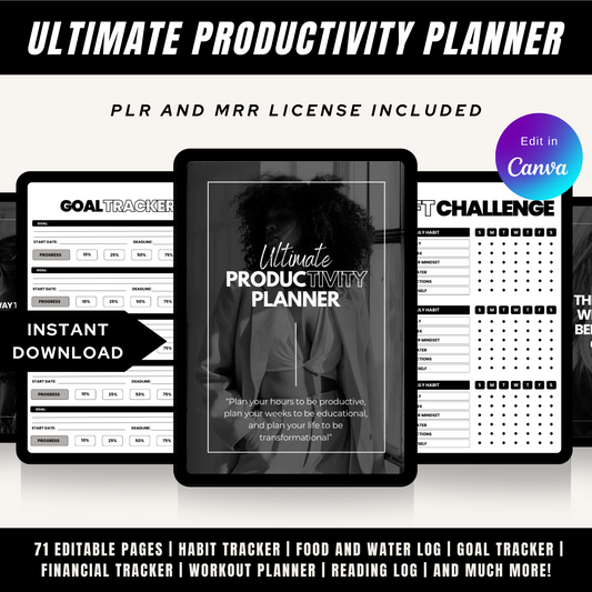 Ultimate Productivity Planner w/ MRR